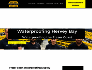 frasercoastwaterproofing.com screenshot