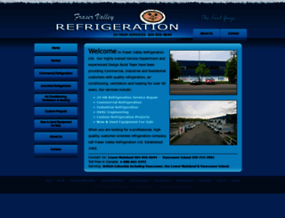 fraservalleyrefrigeration.com screenshot