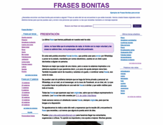 frasesbonitas.com.es screenshot