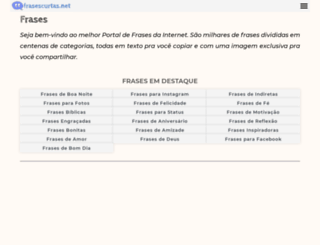frasescurtas.net screenshot