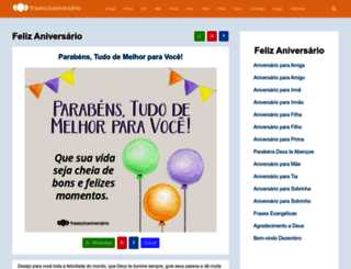 frasesdeaniversario.com.br screenshot