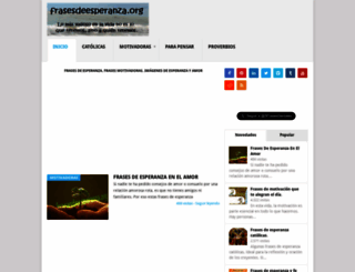 frasesdeesperanza.org screenshot