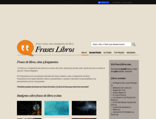 fraseslibros.com screenshot