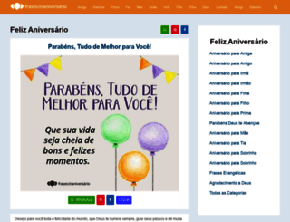 frasesparaniversario.com.br screenshot
