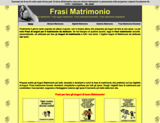 frasimatrimonio.org screenshot