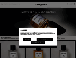 frau-tonis-parfum.com screenshot