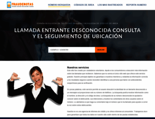 fraudenotas.com screenshot