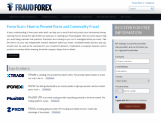 fraudforex.com screenshot