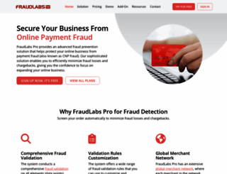 fraudlabs.com screenshot