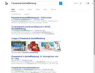 frauenarzt-aschaffenburg.eu screenshot