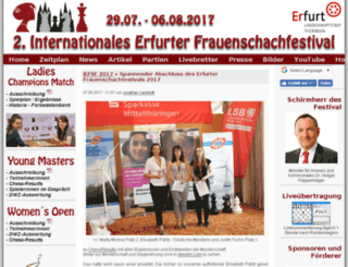 frauenschachfestival-erfurt.de screenshot