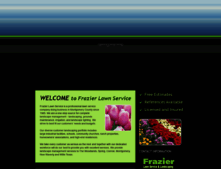 frazierlawnservice.com screenshot