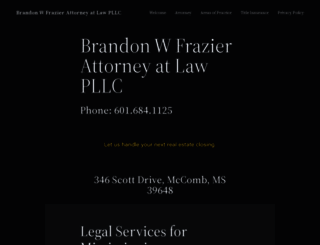frazierlawoffice.com screenshot