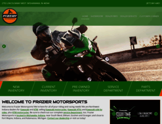 fraziermotorsports.com screenshot