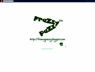 frazzypazzy.blogspot.com screenshot