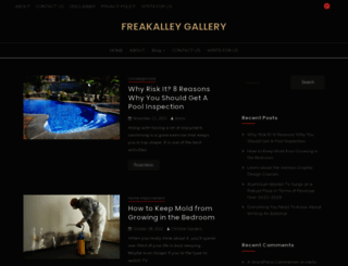 freakalleygallery.org screenshot