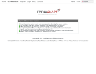 freakshare.com screenshot