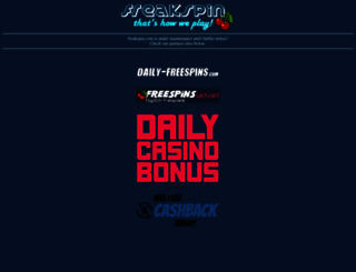 freakspin.com screenshot