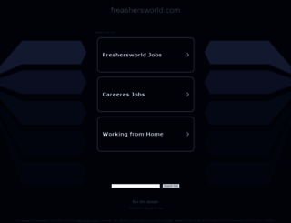 freashersworld.com screenshot