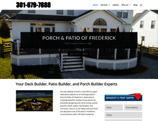 frederickporches.com screenshot