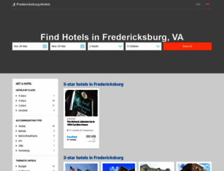 fredericksburg-hotels.net screenshot