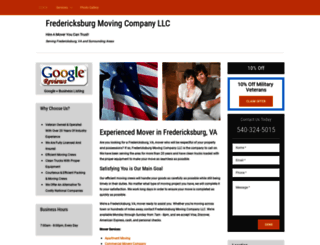 fredericksburgmovingcompany.com screenshot