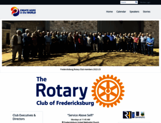 fredericksburgrotary.org screenshot