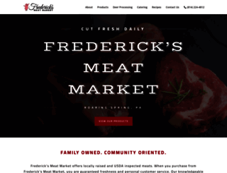 fredericksmeatmarket.com screenshot