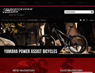 fredericktownyamaha.com screenshot