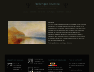 frederique-bouissou.com screenshot