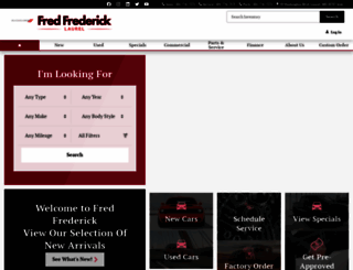 fredfrederickchryslerlaurel.com screenshot