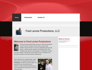 fredlevineproductions.com screenshot