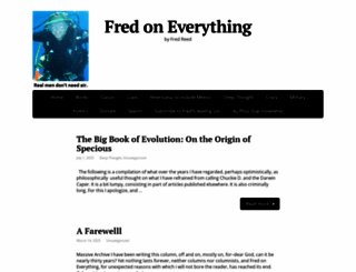 fredoneverything.org screenshot