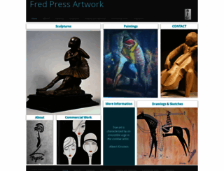 fredpressartwork.com screenshot
