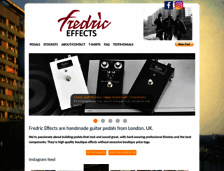 fredric.co.uk screenshot
