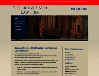 fredrickandfinch.com screenshot