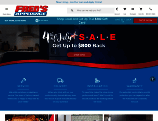 fredsappliances.com screenshot