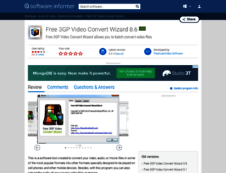 free-3gp-video-convert-wizard.software.informer.com screenshot