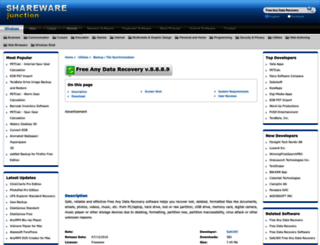 free-any-data-recovery.sharewarejunction.com screenshot