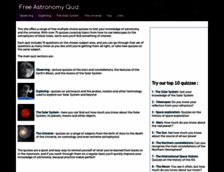 free-astronomy-quiz.com screenshot