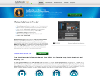 free-audio-recorder.net screenshot