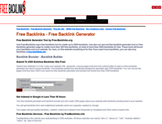 free-backlinks.org screenshot