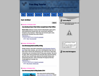 free-blog-tutorial.blogspot.com screenshot