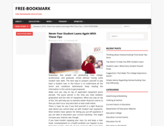 free-bookmark.com screenshot