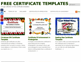 free-certificate-templates.org screenshot
