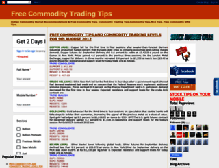 free-commodity-tips.blogspot.com screenshot