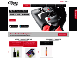 free-cosmetic-testing.com screenshot