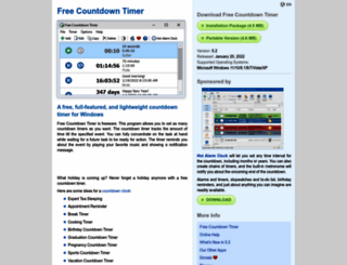free-countdown-timer.com screenshot