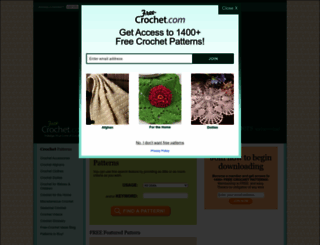 free-crochet.com screenshot