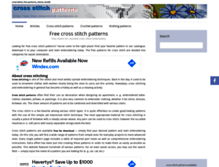 free-cross-stitch.rucniprace.cz screenshot